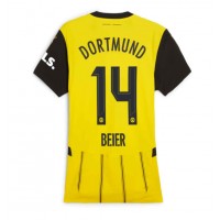 Ženski Nogometni dresi Borussia Dortmund Maximilian Beier #14 Domači 2024-25 Kratek Rokav